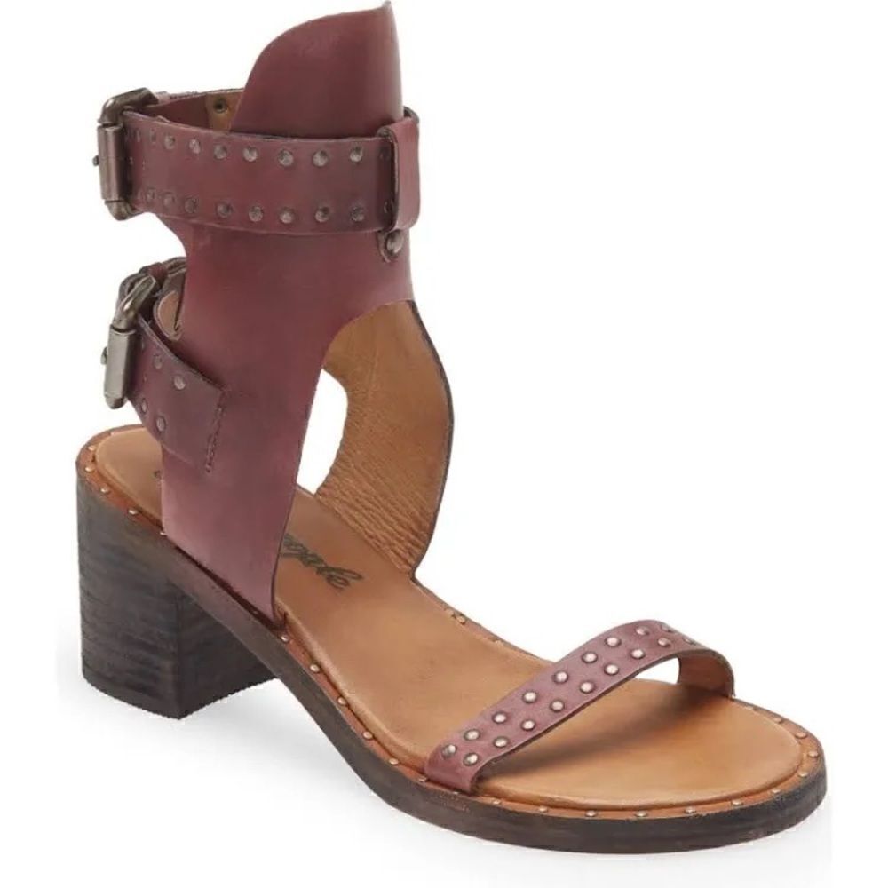 Free People Happiness Genuine Leather Sandals - Picture 2 of 9